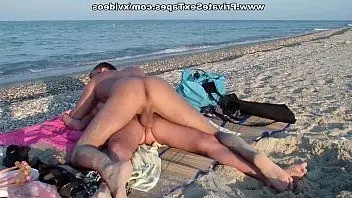 Любительский секс на диком пляже